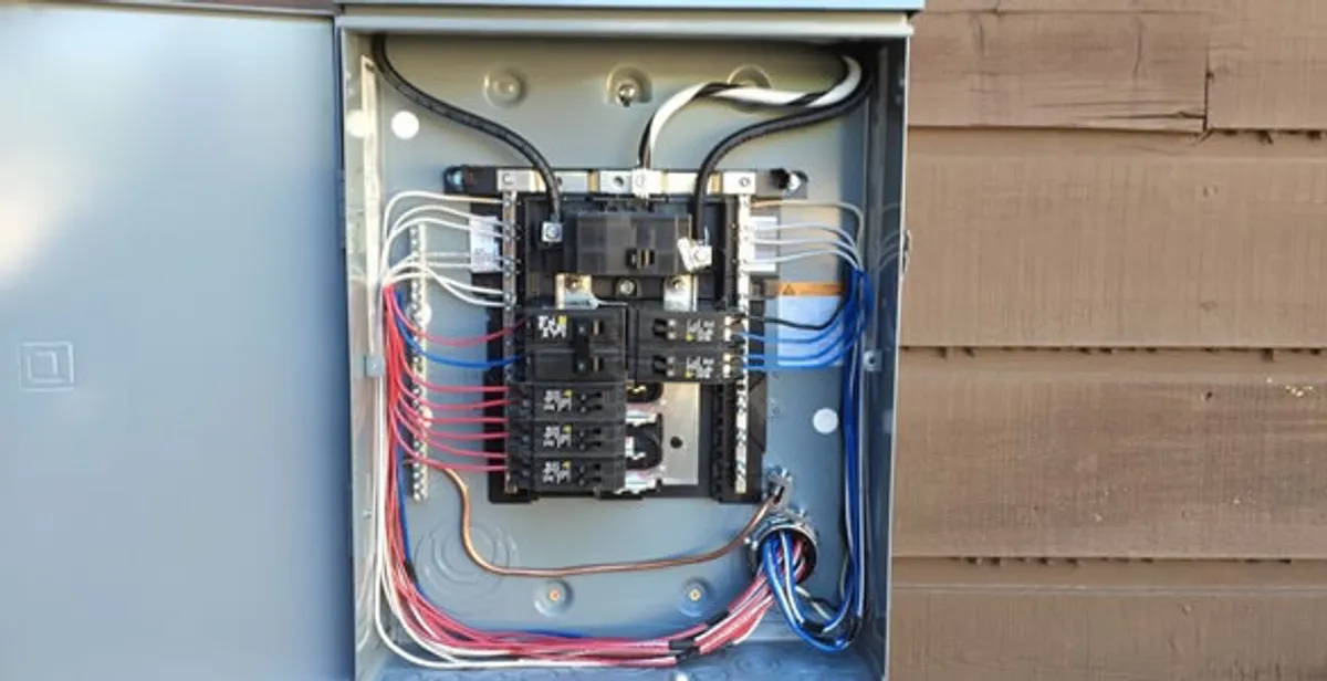 electrical panel upgrade service featuring newly installed electrical panel wired by licensed electricians in Memphis, TN