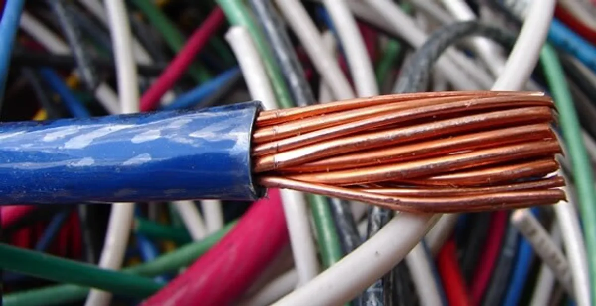 electrical wiring services showing exposed copper conductors and cable preparation in Memphis, TN