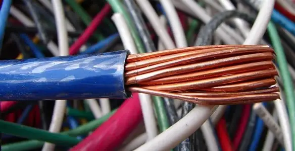 electrical wiring services showing exposed copper conductors and cable preparation in Memphis, TN