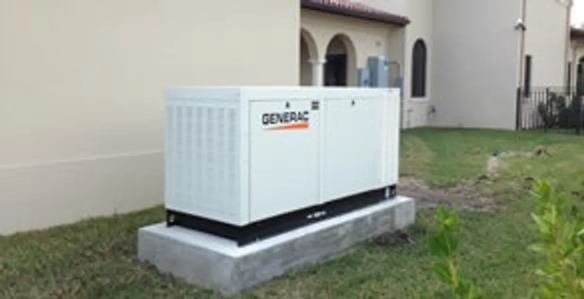 generator installation service showing standby generator professionally installed for residential power backup in Memphis, TN