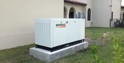 generator installation service showing standby generator professionally installed for residential power backup in Memphis, TN