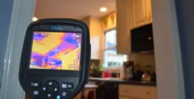 home energy audit service using thermal imaging to evaluate electrical efficiency inside a home in Memphis, TN