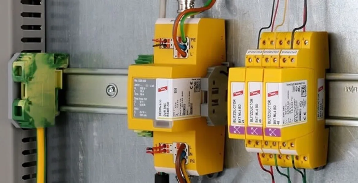 lightning surge protection system with surge suppressors installed by electrical service professionals in Memphis, TN