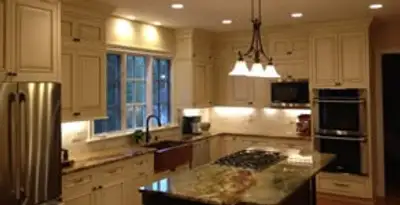Recessed lighting installation enhancing interior lighting by professional electricians in Memphis, TN