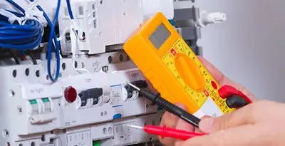 Residential electrician testing home electrical panel for safety and performance in Memphis, TN
