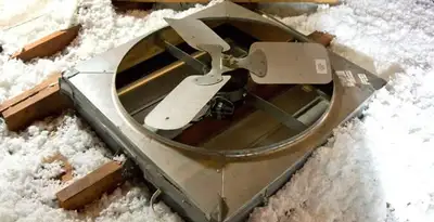 whole house fan installation services with attic-mounted ventilation unit in Memphis, TN