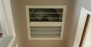 whole house fan installation services with ceiling-mounted ventilation system in Memphis, TN